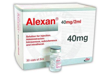 ALEXAN 40 MG/2 ML 30 FLAKON